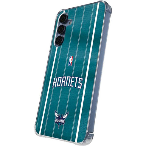 NBA Charlotte Hornets Jersey Galaxy A55 5G Clear Case