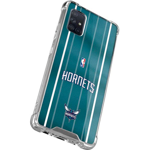 NBA Charlotte Hornets Jersey Galaxy A71 5G Clear Case