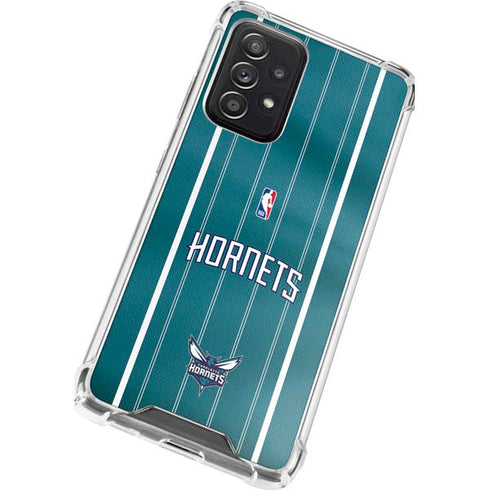 NBA Charlotte Hornets Jersey Galaxy A72 5G Clear Case