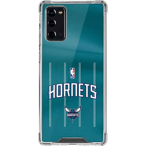NBA Charlotte Hornets Jersey Galaxy Note20 5G Clear Case