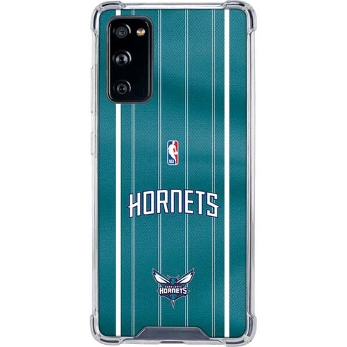 NBA Charlotte Hornets Jersey Galaxy S20 FE Clear Case