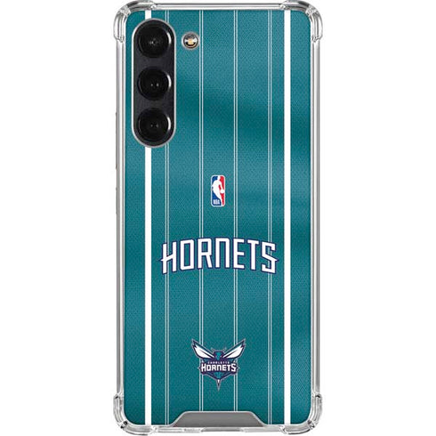 NBA Charlotte Hornets Jersey Galaxy S23 FE Clear Case