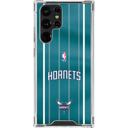 NBA Charlotte Hornets Jersey Galaxy S23 Ultra Clear Case