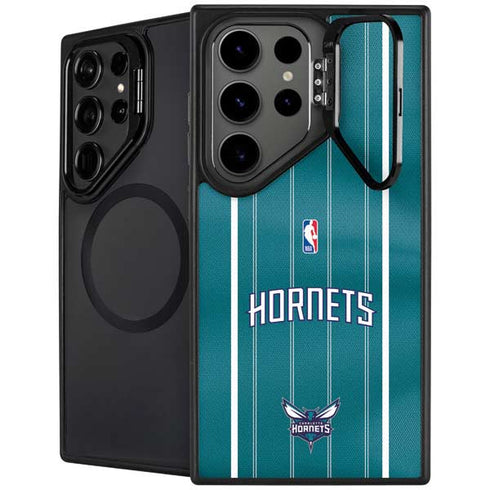 NBA Charlotte Hornets Jersey Galaxy S24 Ultra Kickstand Case