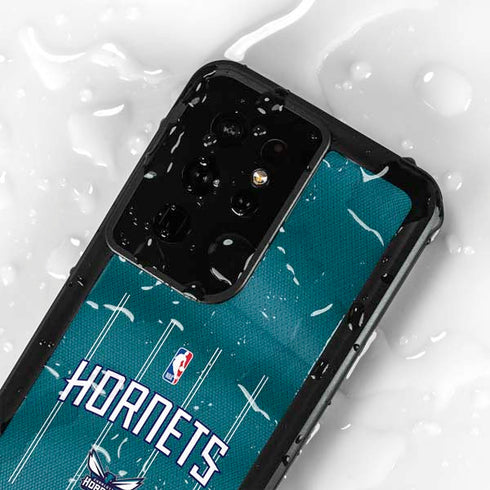 NBA Charlotte Hornets Jersey Galaxy S24 Ultra Waterproof Case