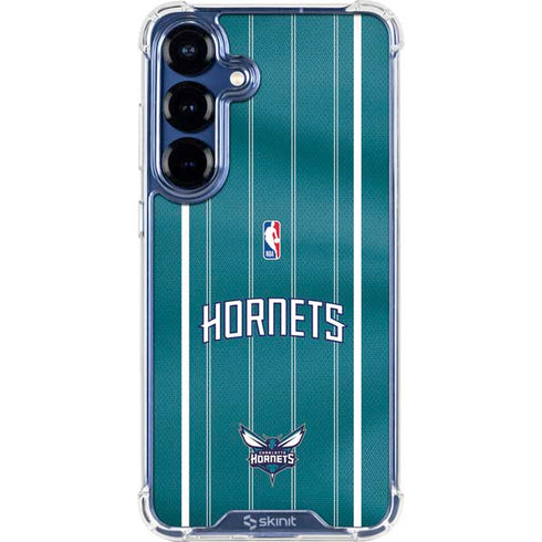 NBA Charlotte Hornets Jersey Galaxy S25 Clear Case