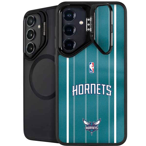 NBA Charlotte Hornets Jersey Galaxy S25 Plus Kickstand Case