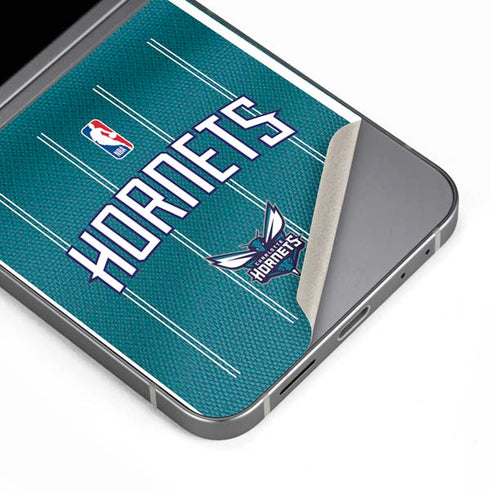 NBA Charlotte Hornets Jersey Galaxy Z Flip6 Skin