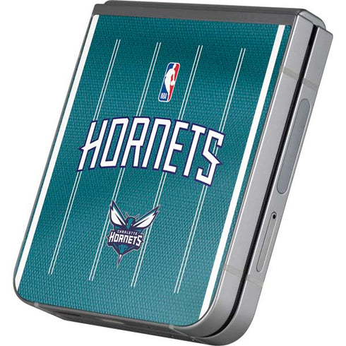 NBA Charlotte Hornets Jersey Galaxy Z Flip6 Skin