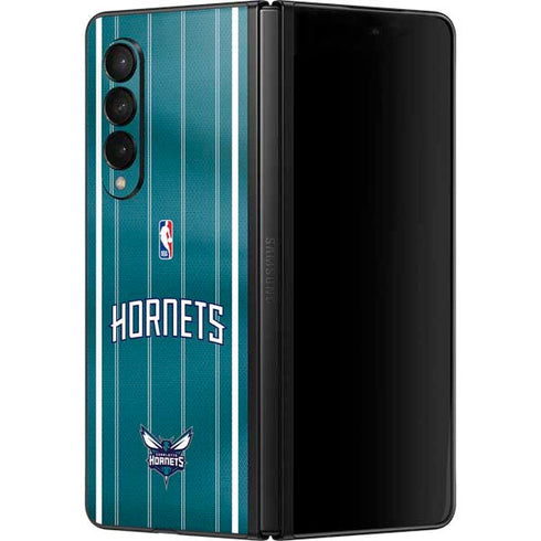 NBA Charlotte Hornets Jersey Galaxy Z Fold3 5G Skin