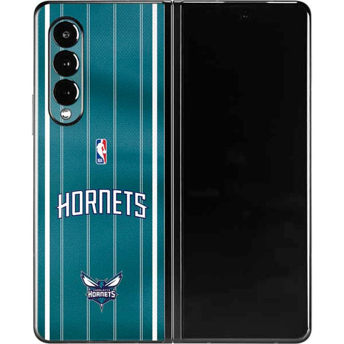 NBA Charlotte Hornets Jersey Galaxy Z Fold3 5G Skin