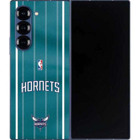 NBA Charlotte Hornets Jersey Galaxy Z Fold6 Skin