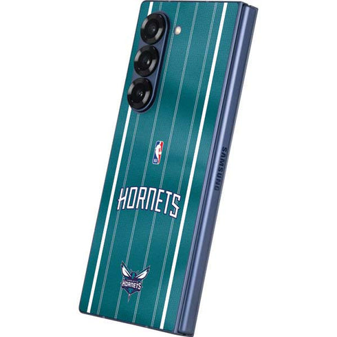 NBA Charlotte Hornets Jersey Galaxy Z Fold6 Skin