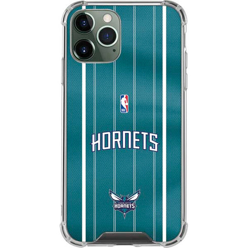 NBA Charlotte Hornets Jersey iPhone 11 Pro Max Clear Case