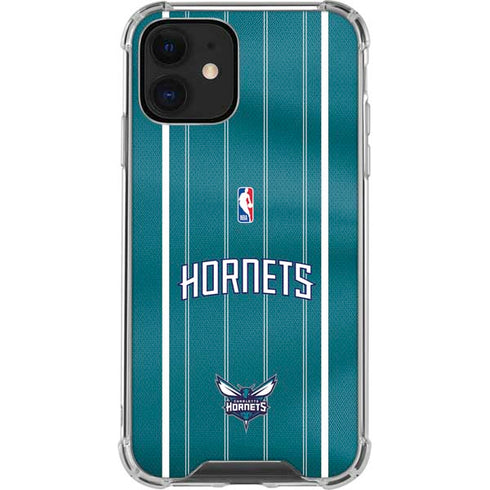 NBA Charlotte Hornets Jersey iPhone 12 Mini Clear Case