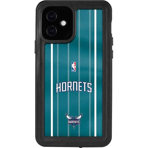 NBA Charlotte Hornets Jersey iPhone 12 Waterproof Case