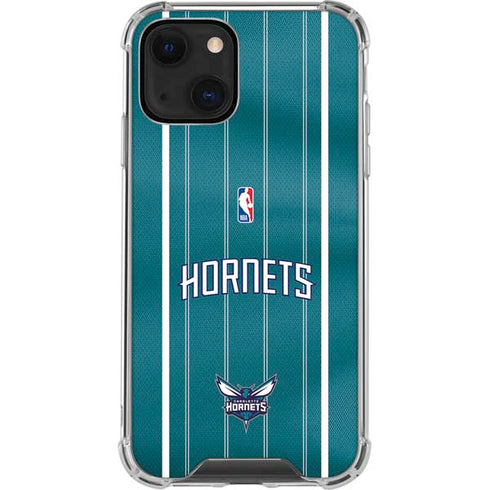 NBA Charlotte Hornets Jersey iPhone 13 Mini Clear Case