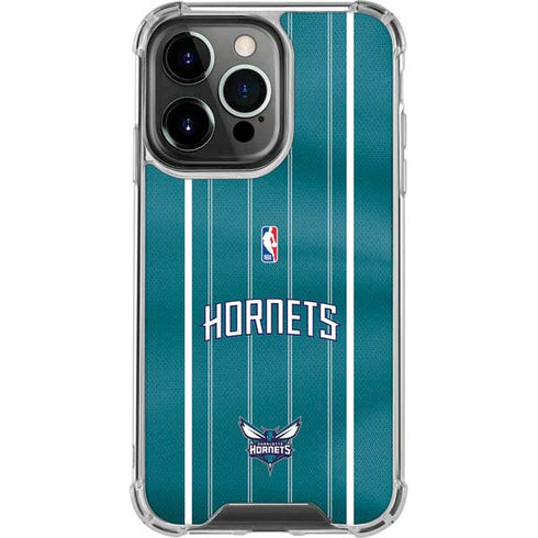 NBA Charlotte Hornets Jersey iPhone 13 Pro Clear Case