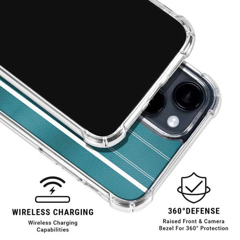 NBA Charlotte Hornets Jersey iPhone 14 Plus Clear Case