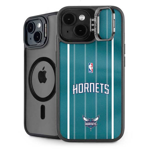 NBA Charlotte Hornets Jersey iPhone 15 Kickstand Case