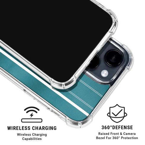 NBA Charlotte Hornets Jersey iPhone 15 Plus Clear Case