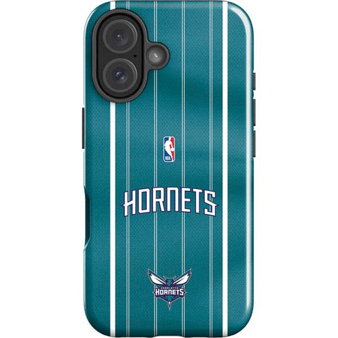 NBA Charlotte Hornets Jersey iPhone 16 Plus Impact Case