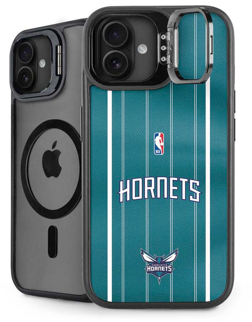NBA Charlotte Hornets Jersey iPhone 16 Plus Kickstand Case