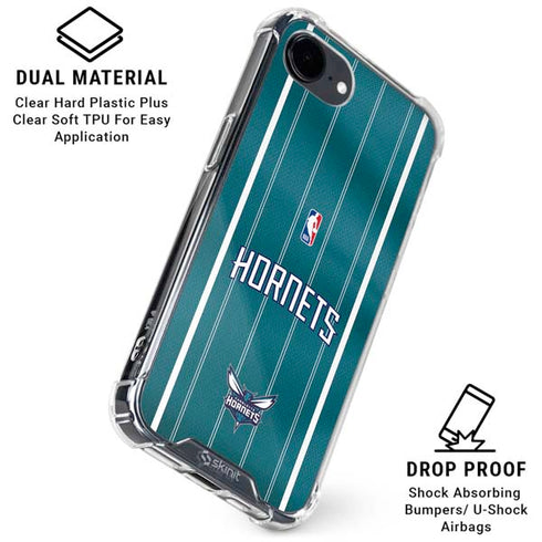 NBA Charlotte Hornets Jersey iPhone 16e Clear Case