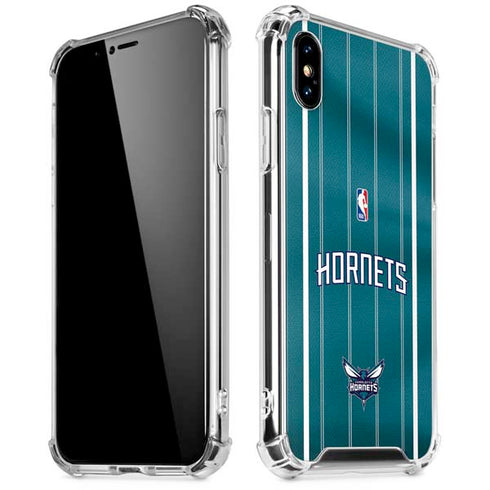 NBA Charlotte Hornets Jersey iPhone XS Max Clear Case