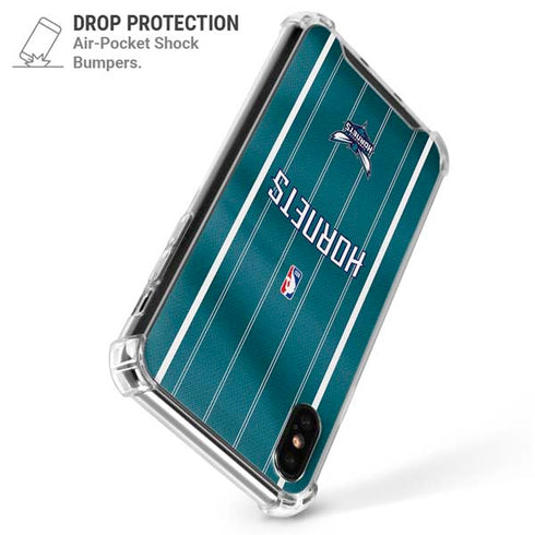 NBA Charlotte Hornets Jersey iPhone XS Max Clear Case