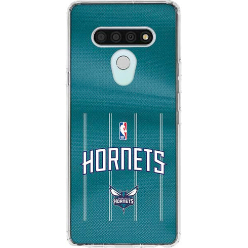 NBA Charlotte Hornets Jersey LG Stylo 6 Clear Case