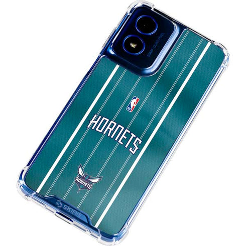 NBA Charlotte Hornets Jersey Moto G 5G (2024) Clear Case