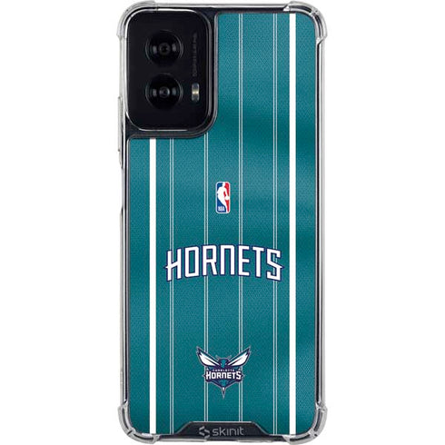 NBA Charlotte Hornets Jersey Moto G Power 5G (2024) Clear Case
