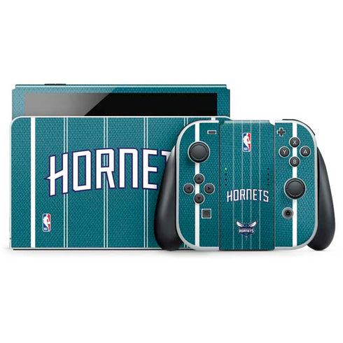 NBA Charlotte Hornets Jersey Nintendo Switch OLED (2021) Skin