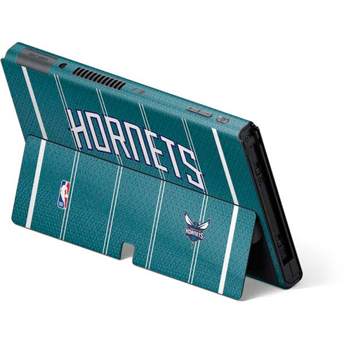 NBA Charlotte Hornets Jersey Nintendo Switch OLED (2021) Skin