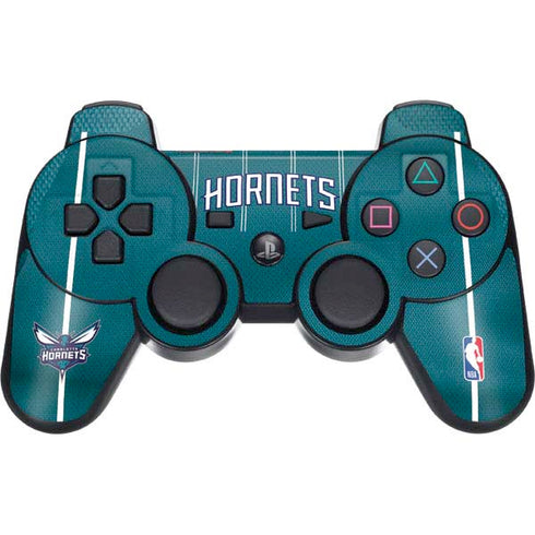NBA Charlotte Hornets Jersey PS3 Dual Shock wireless controller Skin