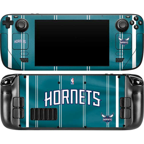 NBA Charlotte Hornets Jersey Steam Deck Handheld Gaming Computer Skin