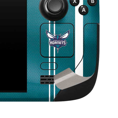 NBA Charlotte Hornets Jersey Steam Deck Handheld Gaming Computer Skin