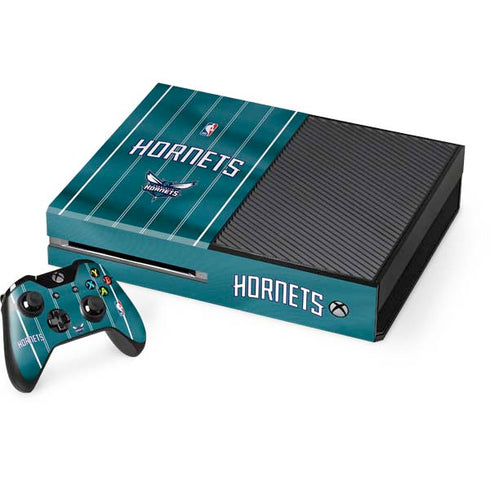 NBA Charlotte Hornets Jersey Xbox One Console and Controller Bundle Skin