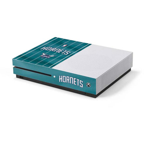 NBA Charlotte Hornets Jersey Xbox One S Console Skin