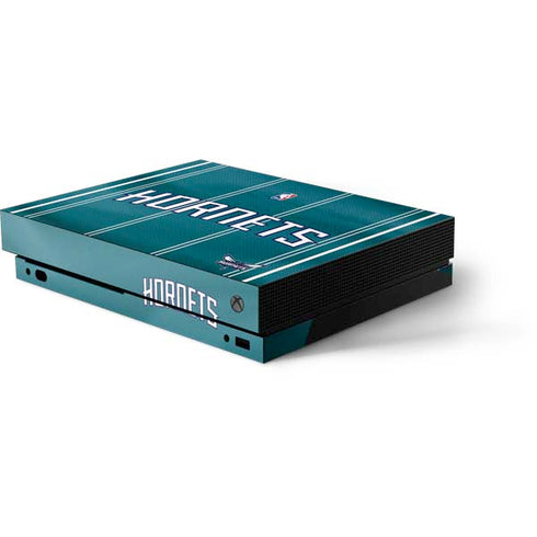 NBA Charlotte Hornets Jersey Xbox One X Console Skin