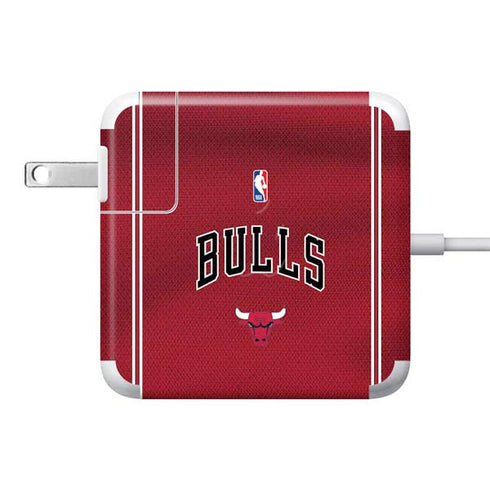 NBA Chicago Bulls Jersey 85W Power Adapter (15 and 17 inch MacBook Pro Charger) Skin