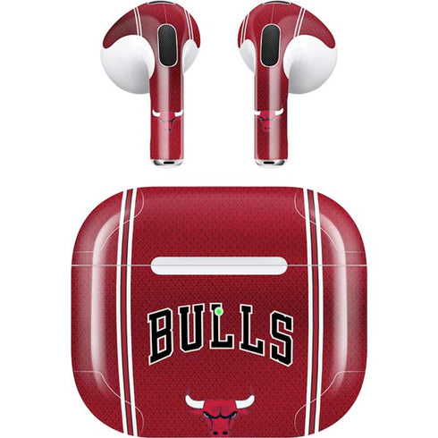 NBA Chicago Bulls Jersey Apple AirPods (3rd Gen 2021) Skin