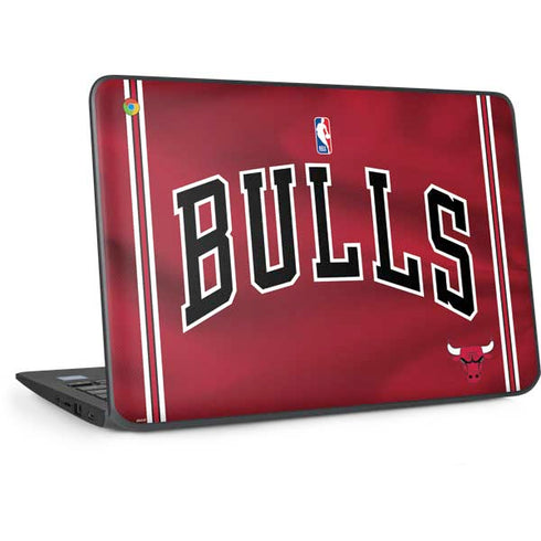 NBA Chicago Bulls Jersey HP Chromebook Skin