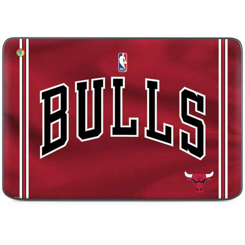 NBA Chicago Bulls Jersey HP Chromebook Skin