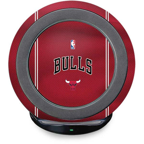 NBA Chicago Bulls Jersey Fast Charge Wireless Charging Stand Skin