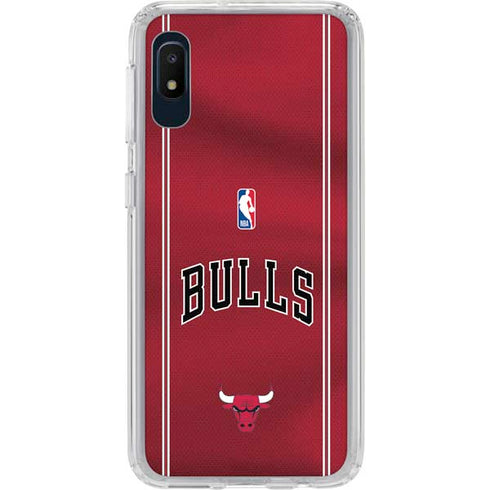 NBA Chicago Bulls Jersey Galaxy A10e Clear Case