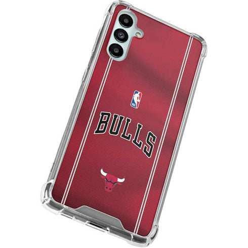 NBA Chicago Bulls Jersey Galaxy A15 5G Clear Case