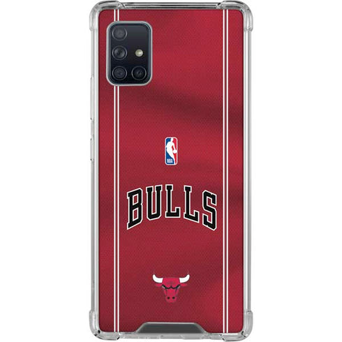 NBA Chicago Bulls Jersey Galaxy A51 5G Clear Case