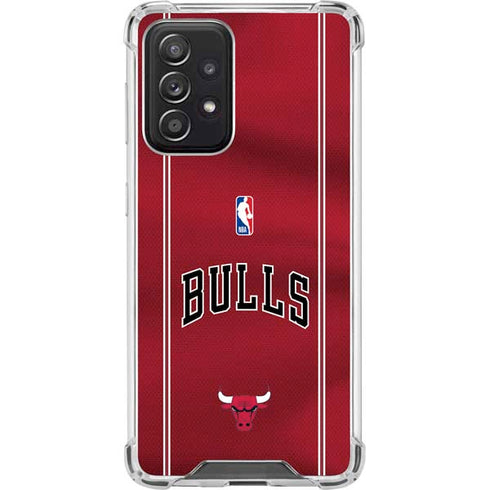 NBA Chicago Bulls Jersey Galaxy A52 5G Clear Case